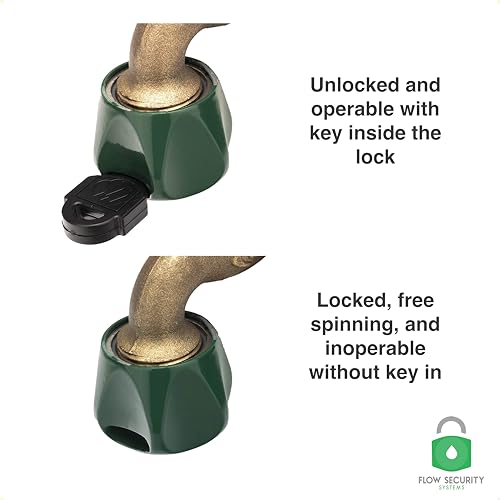 Faucet Lock II - Prevents Water Theft & Secures Outdoor Taps