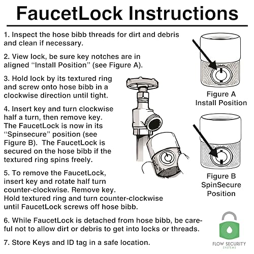 The FaucetLock - Heavy Duty Brass Construction