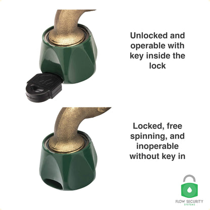 Faucet Lock II - Prevents Water Theft & Secures Outdoor Taps